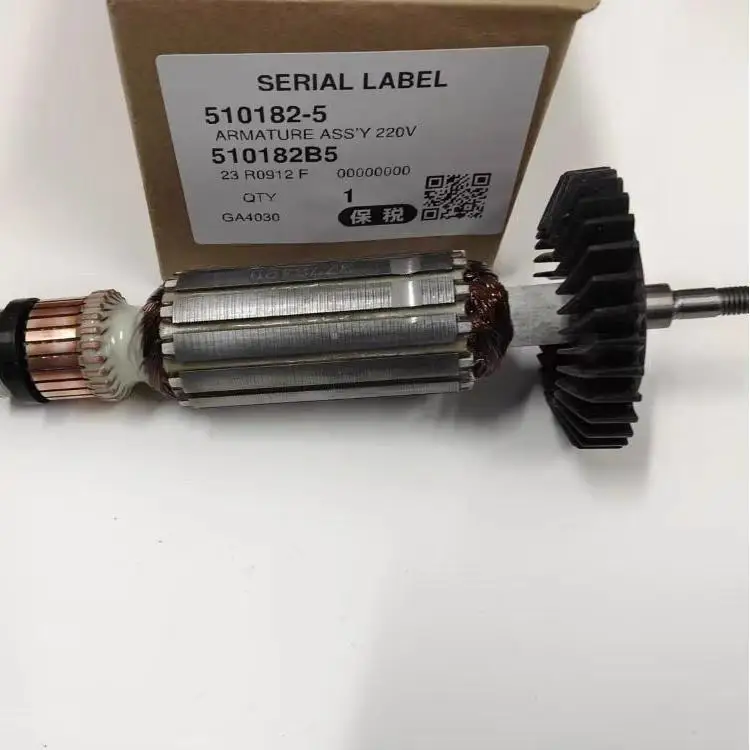 New Genuine Makitas Armature Rotor GA 4030 GA 4031 510182-5 Power Tools Armature Rotor