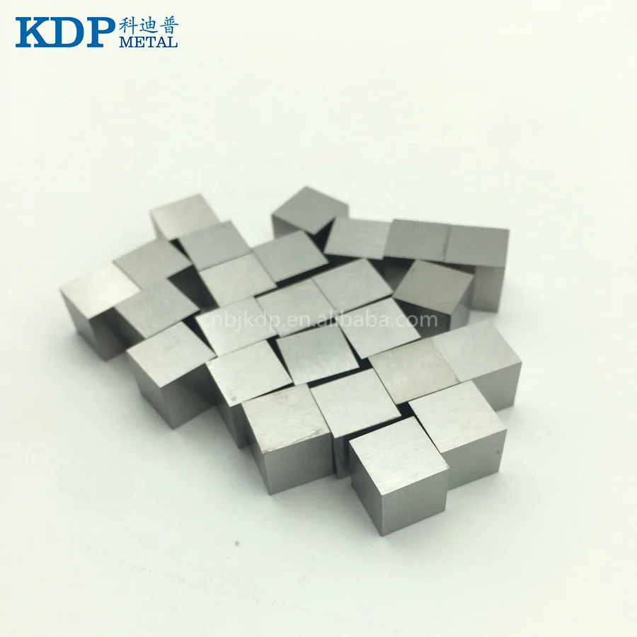 Wolfram price kg tungsten cube 99.95% tungsten dice 1 kg tungsten carbide cube