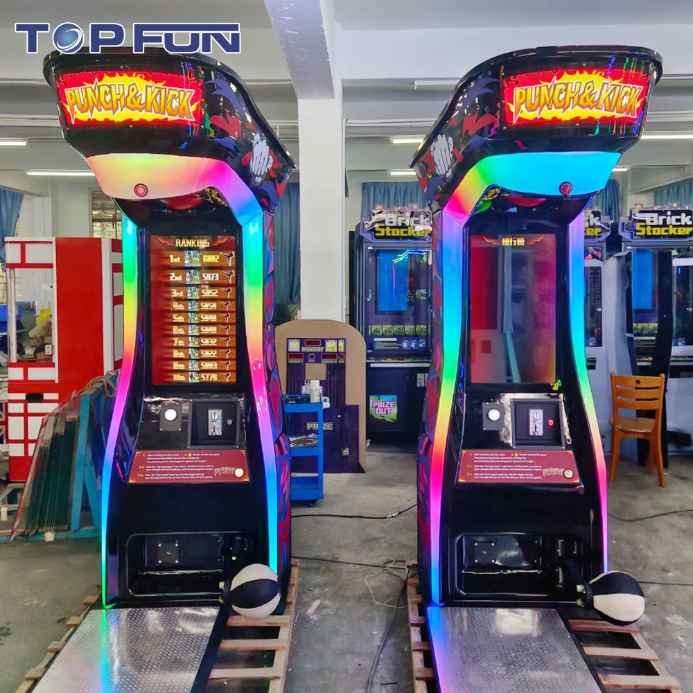 Games Manufacturer Supply Amusement Park Boxing Punch Game Machine Interactive Coin Operated Boxing Machine For Sale