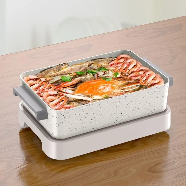 multi function electric grill, frying pan and hot pot ,electric cooker, griddle