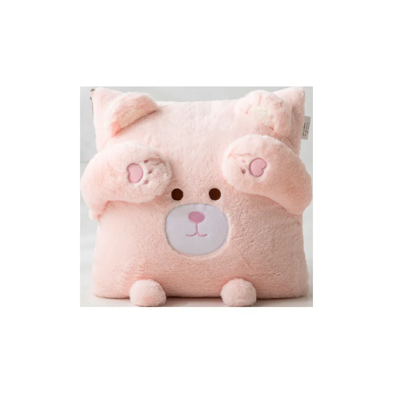 2024 Promotion cartoon cube monster soft doll plush pillows stuffed toys general custom  cushions YC