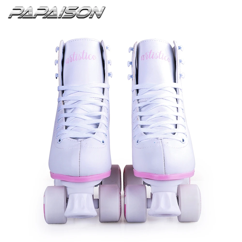 Customizable designed 4 wheels patine quad roller skates paten quad skate colorful  roller skate
