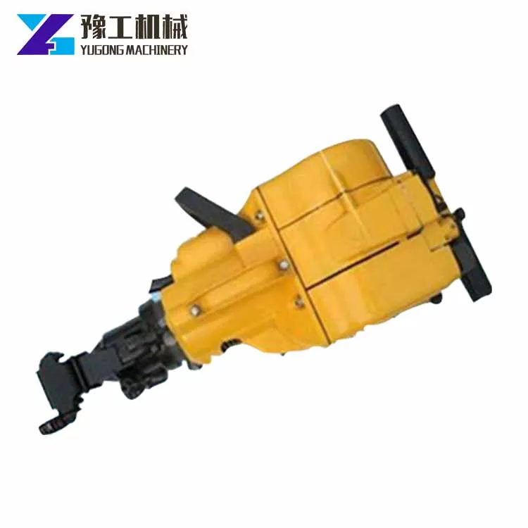 Portable hand held low noise manual mine air leg jack hammer pneumatic jackleg rock drill