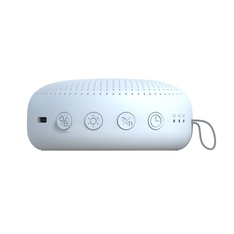 New Design Breathing Led Lights Sleep Aid Speak Baby sleep toy Sound Machine Sleep White Noise Machine