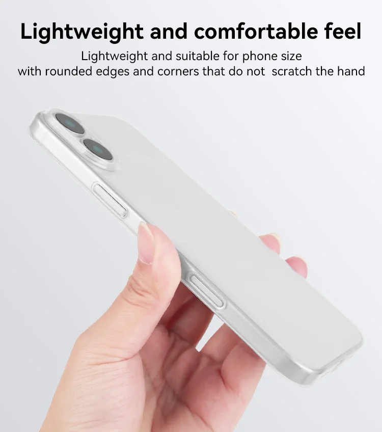 Новый анти желтый ударопрочный Ультратонкий Тонкий прозрачный Pp задняя крышка чехол для телефона IPhone 16 Pro Max