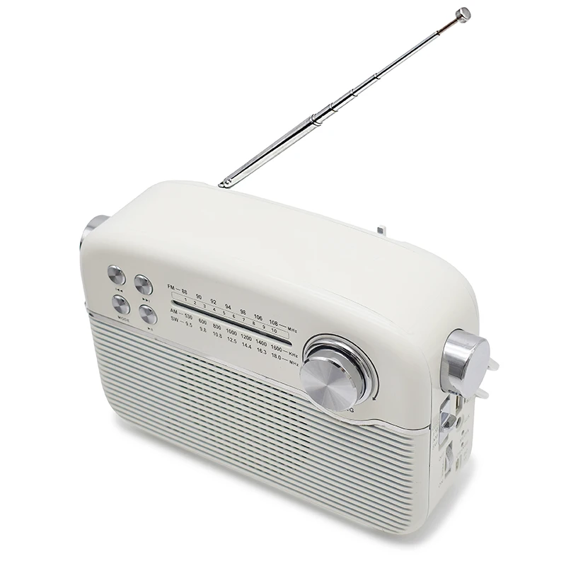 2021 Домашнее использование новый дизайн MP3 функция am fm sw радио AUX вход воспроизведение перезаряжаемое с пультом дистанционного управления мобильного телефона