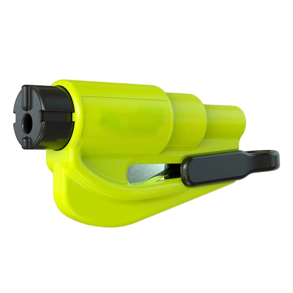 The Original Emergency Keychain Car Escape Tool 2-in-1 Seatbelt Cutter and Window Breaker Compact safety hammer