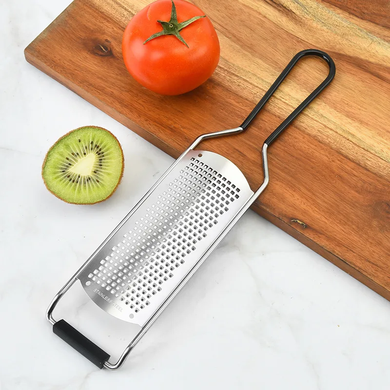 304 Stainless Steel Cheese Shredder Nutmeg Vegetables Fruits Potato Ginger Grater with Protective Cover Kitchen Tools