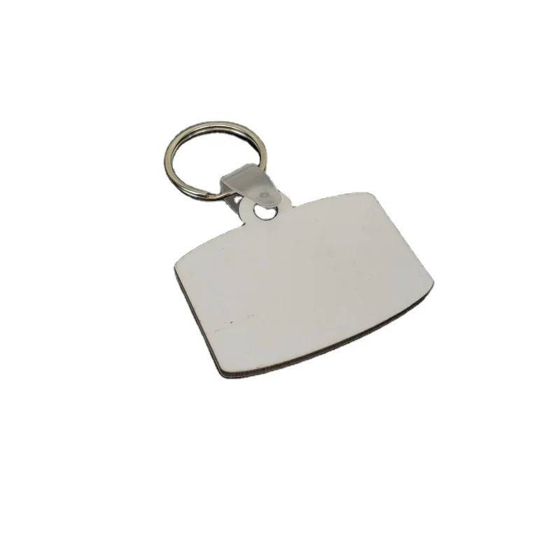 Custom printed keychains two sides coated sublimation keychains MDF blanks