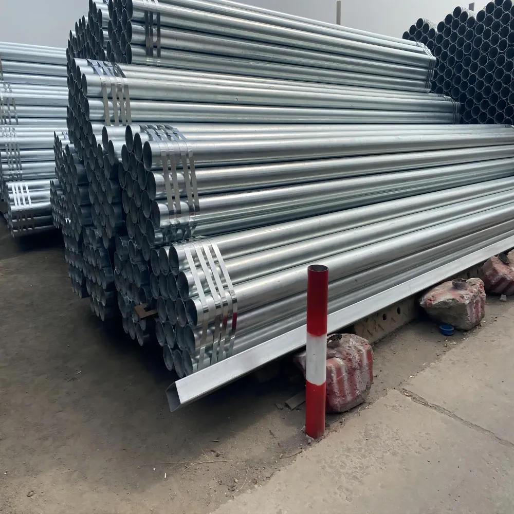 Hot-dipped galvanized steel pipe for construction GI pipe