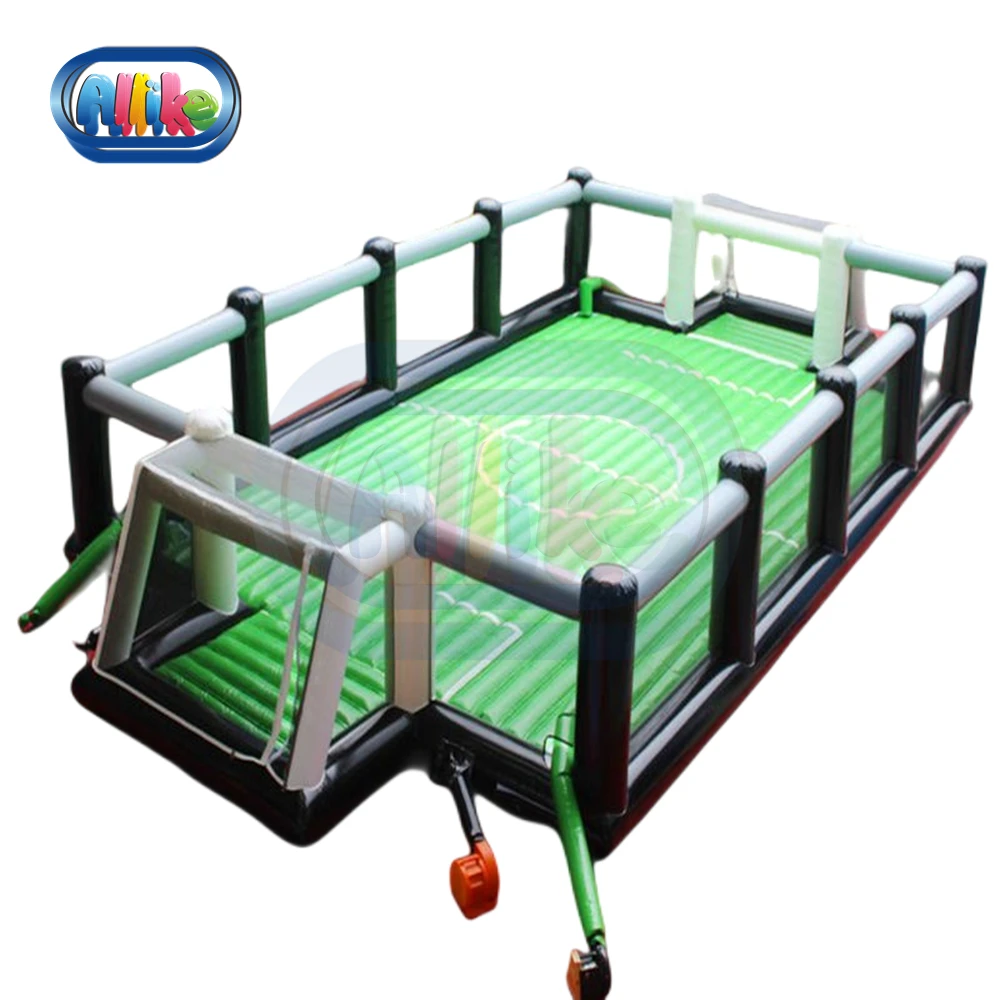 ALLIKE Custom Portable Inflatable Soccer Field For Large Sports Matches Inflatable Beach Soccer Field