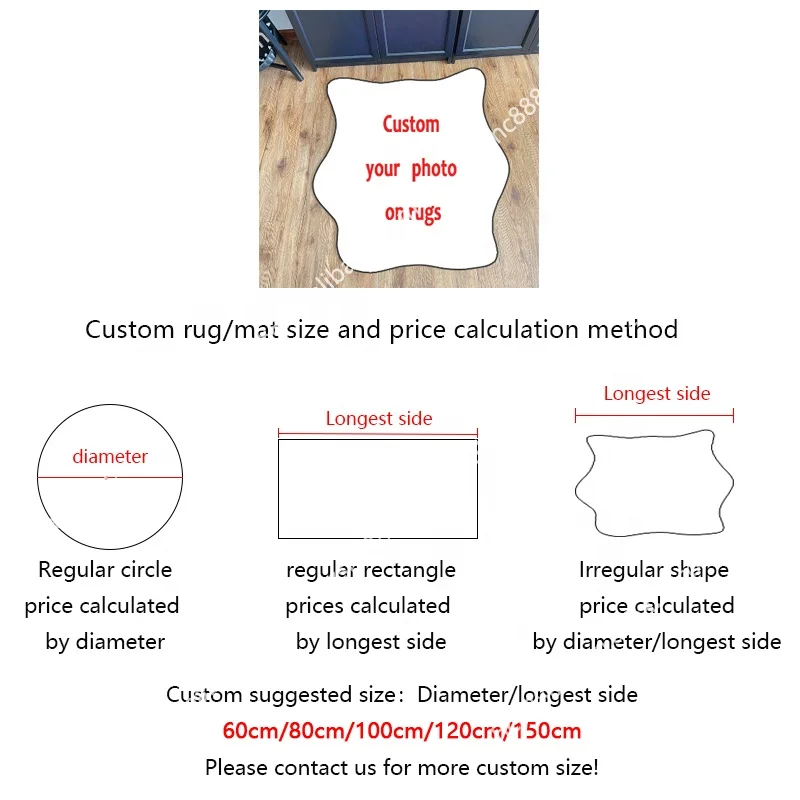 Large Anime Designs Stock Rug Cute Door Carpets Customize Your Own Photos on Mat Living Room Decor Anti-slip Home Carpets