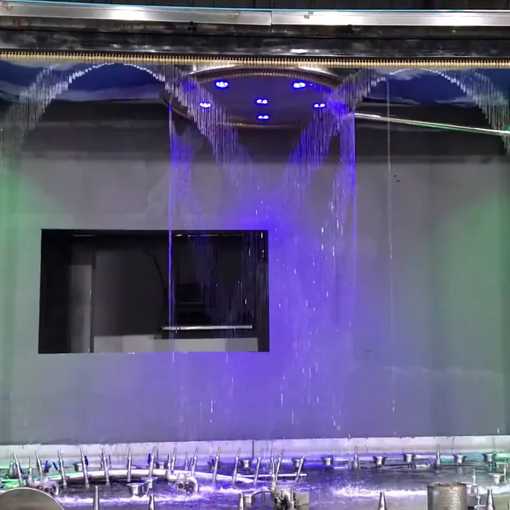 Digital Water Curtain Graphic Waterfall Water Fountain
