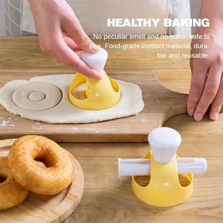 Food Grade Biscuit Donut Mold Donuts Cutter Diy Baking Tool Kitchen Accessories Pastry Cakes Ware Cutter Food Desserts Maker
