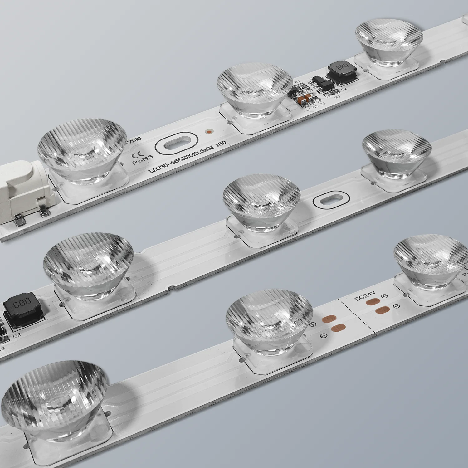 1/6 SMD3030 27W 12V high power edgelit Bar LED Lights strip side light strips for Fabric Light Box Lamp Body Material