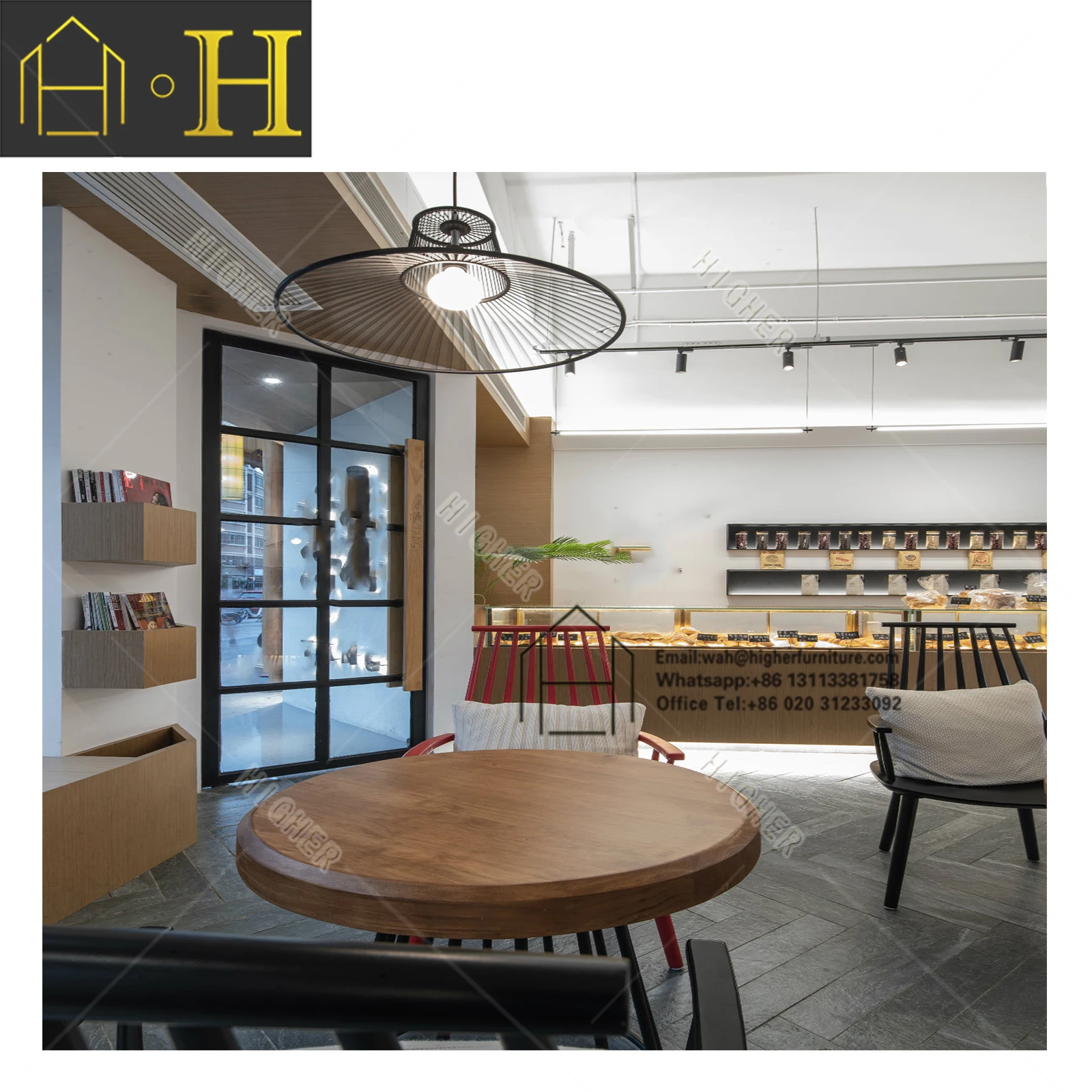 Customized cake display counter bakery shop cake shopping mall food kiosk design ideas