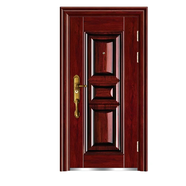 
2020 China Manufacturer House Front Door Designs Steel Entry Exterior Security Steel Door 