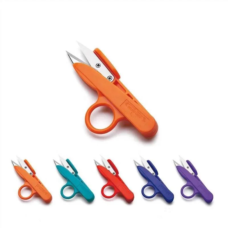 Wholesale Plastic Household Sewing Tools Household Sewing Scissors Thread Snips Yarn Small Cross Scissors