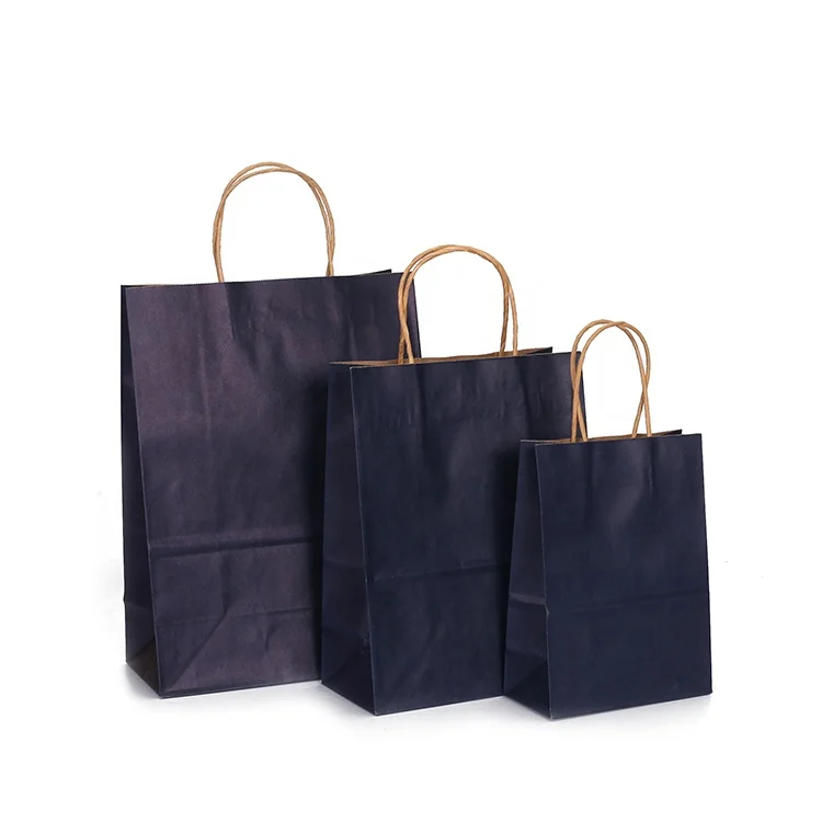 Wholesale Customized Printing Durable Recyclable Kraft PaPer Gift Bag For Packing