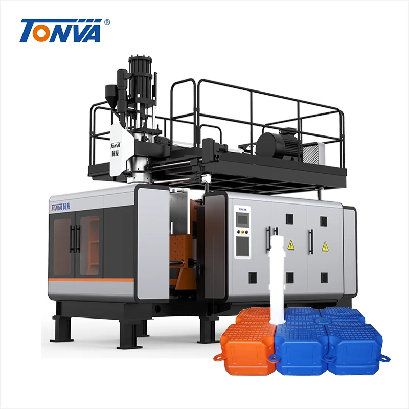 TONVA accumulator head blow plastic floating ball making machine