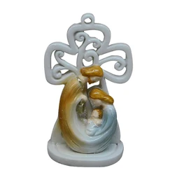 Resin Holy Family Religious Catholic Figurines Ceramics Crafts Wholesale Factory Custom Design