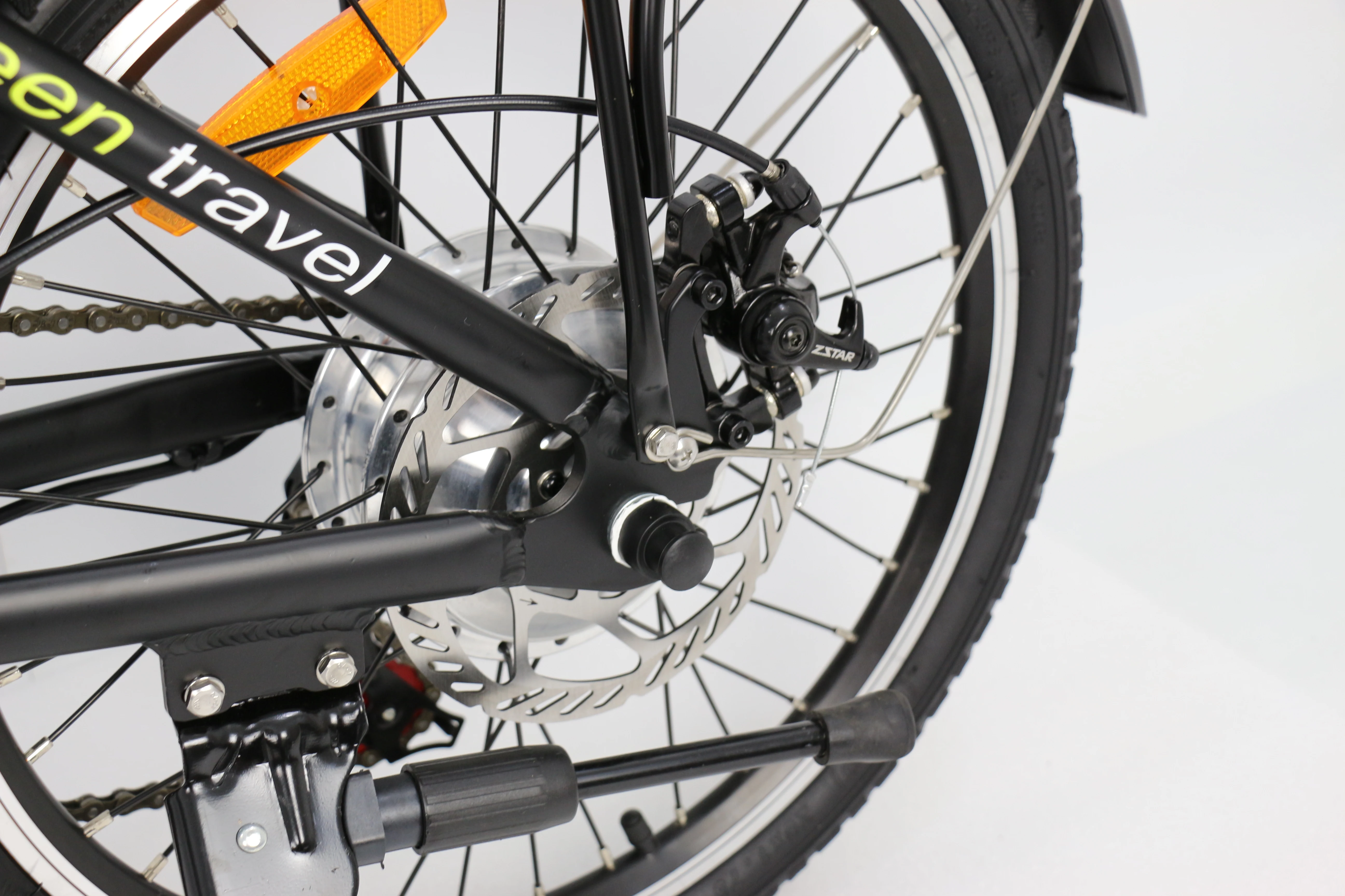 Electric folding bike 20 inch ebike with rear suspension 36v 250w 350w