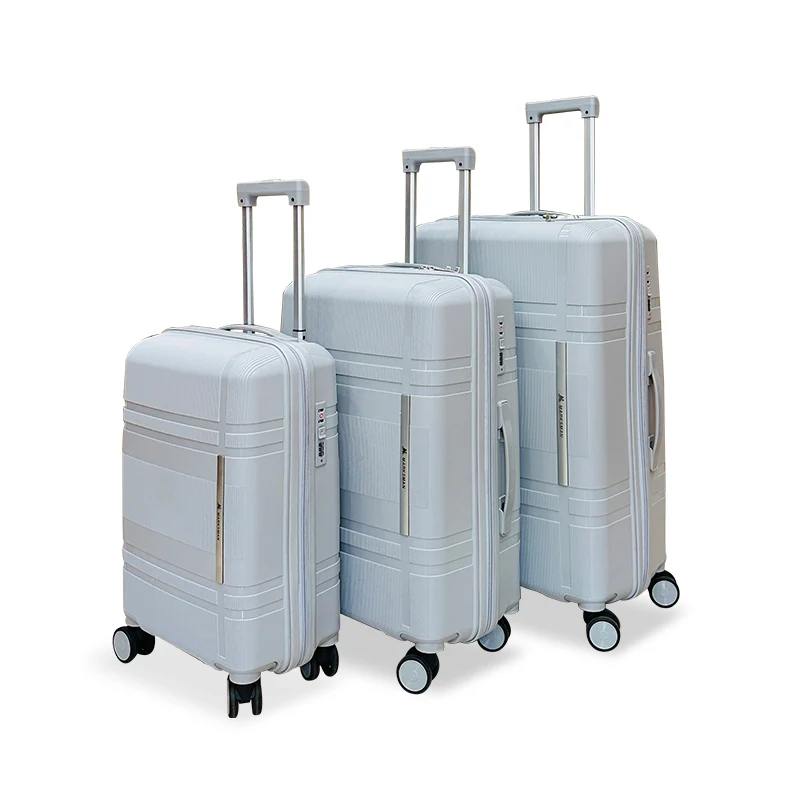 2024 Fashion factory wholesale hot sale travel PP luggage suitcases Supplier Custom trolley case