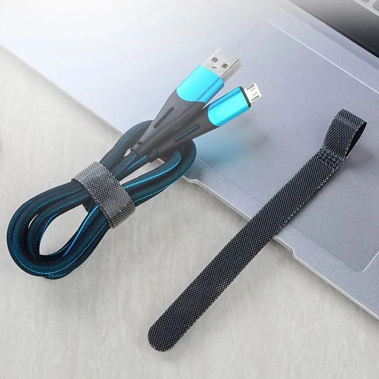 Быстрая зарядка нейлоновый Плетеный USB кабель для передачи данных