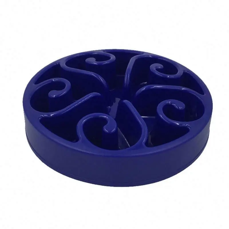 Лидер продаж, модная миска из чистой меди для корма собак, твердая мраморная миска для домашних животных, миска для медленного кормления, пластиковая миска для кошек