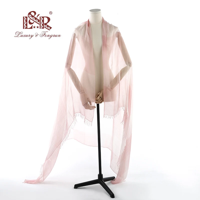 2022 30% Real Silk Shawl Pashmina Large Paid Blanket Beach Pareo 70% Modal Femme Foulard HIjab Scarf For Women