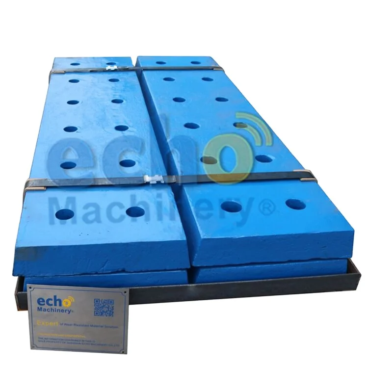 McCloskey i54 impact crusher parts hard alloy apron plate Hardox 500 impact plates