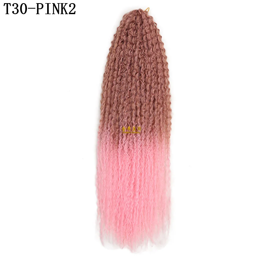 Synthetic Afro Kinky Bulk 20inch 28inch Length Brazilian Braids Kinky Curly Crochet Hair Extension