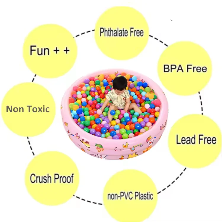 Super Safe Super Soft Super Fun Ball Crush Proof Plastic Ball