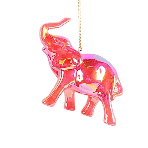 Christmas Plastic Elephant Ornament