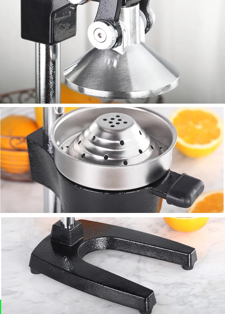 aluminium alloy manual fruit orange hand pressure juicer lemon squeezer juice