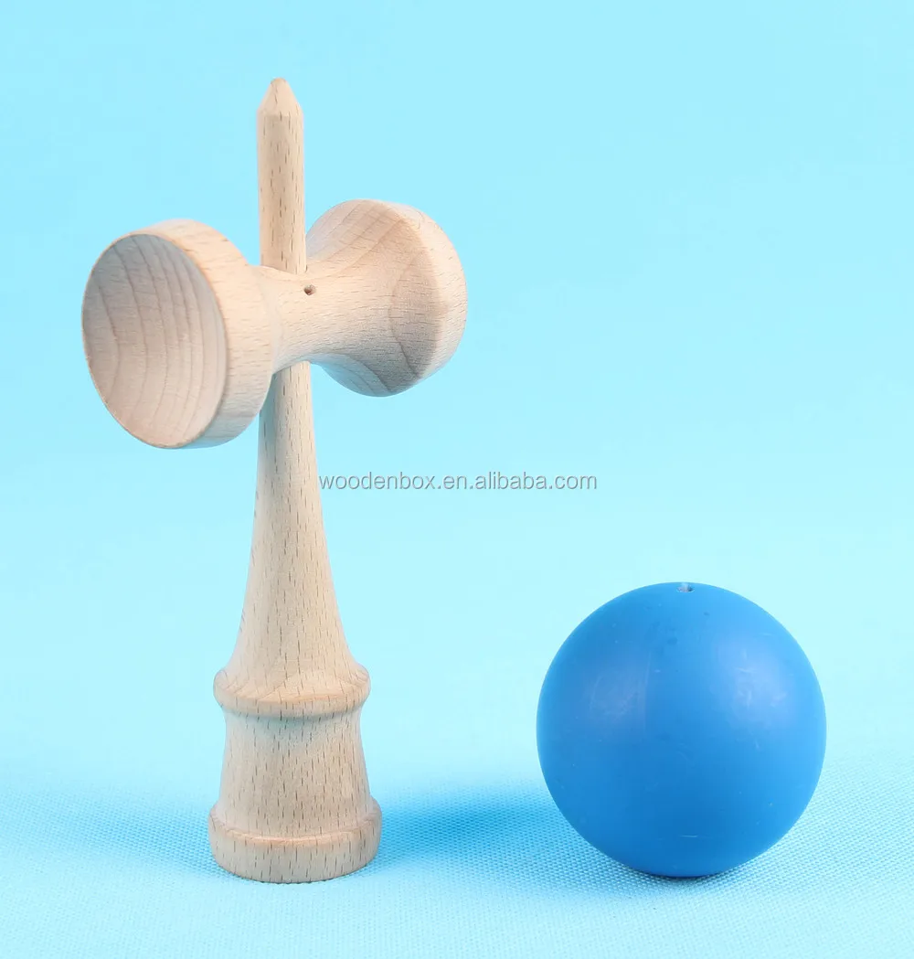 Классическая резиновая краска цвета кендама игрушка с Буковой древесной материал для оптовой продажи