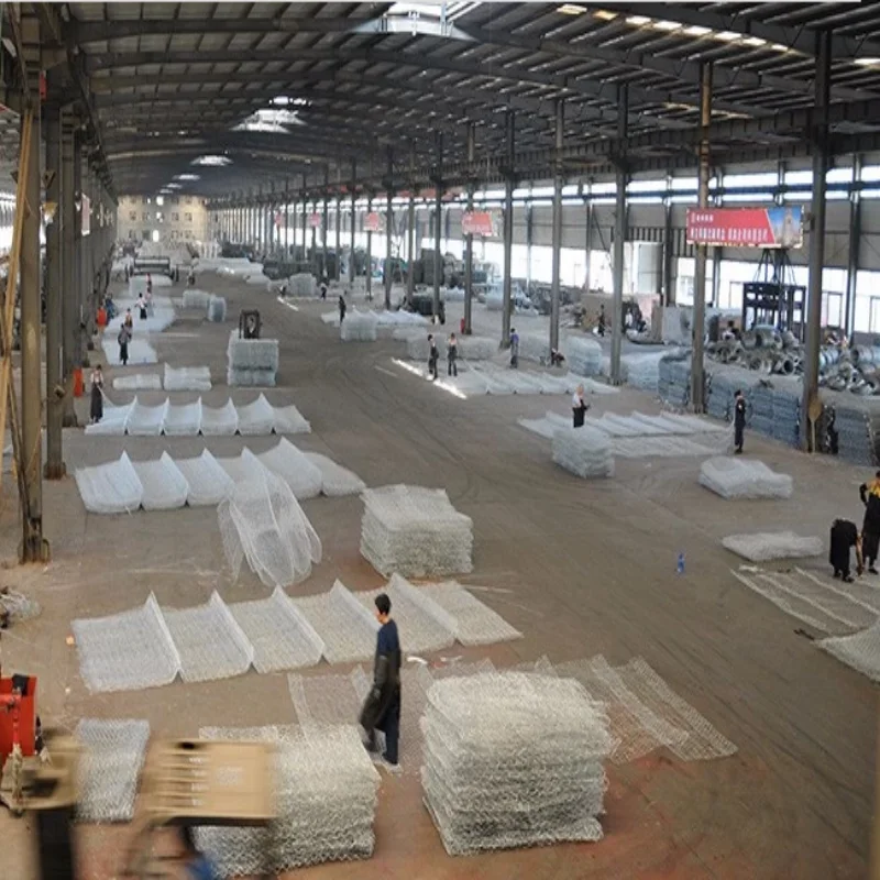 2x1x1  80*100mm Galvanized Gabion Box For River Hill And Construction gabion box price