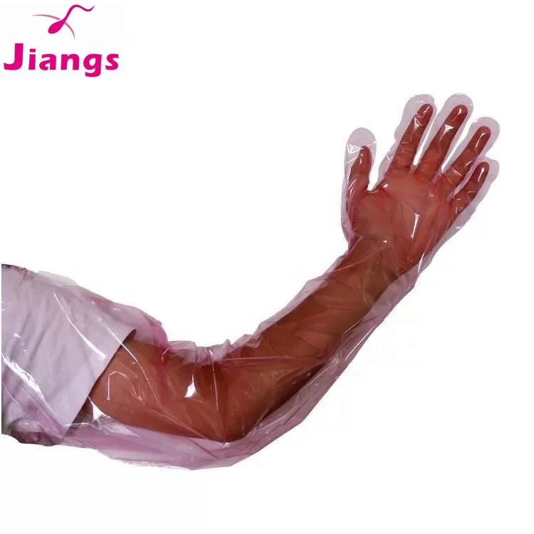 Jiangs disposable long sleeve glove for equipment veterinary