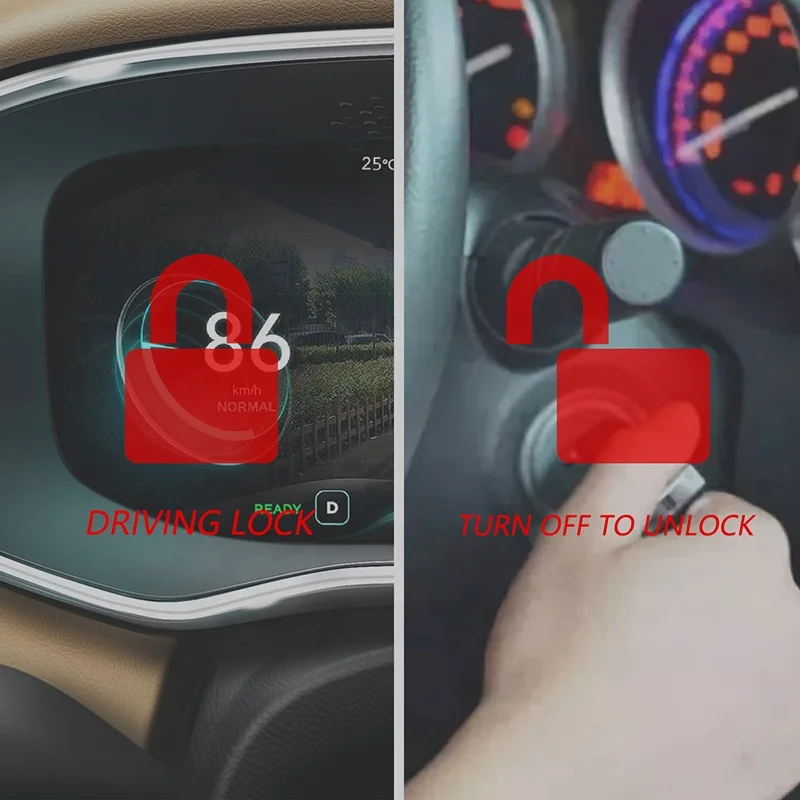 Phone App Control Car Alarms Push start button engine start stop system anti-theft alarm