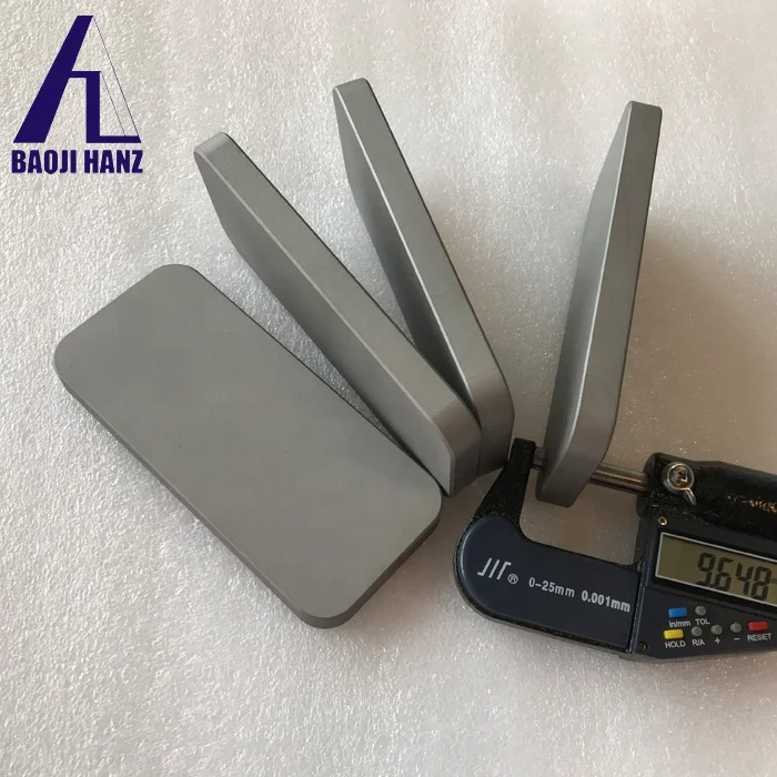 Лист из чистого вольфрама ASTMB760 толщиной 0,5 мм и 1 мм для промышленности