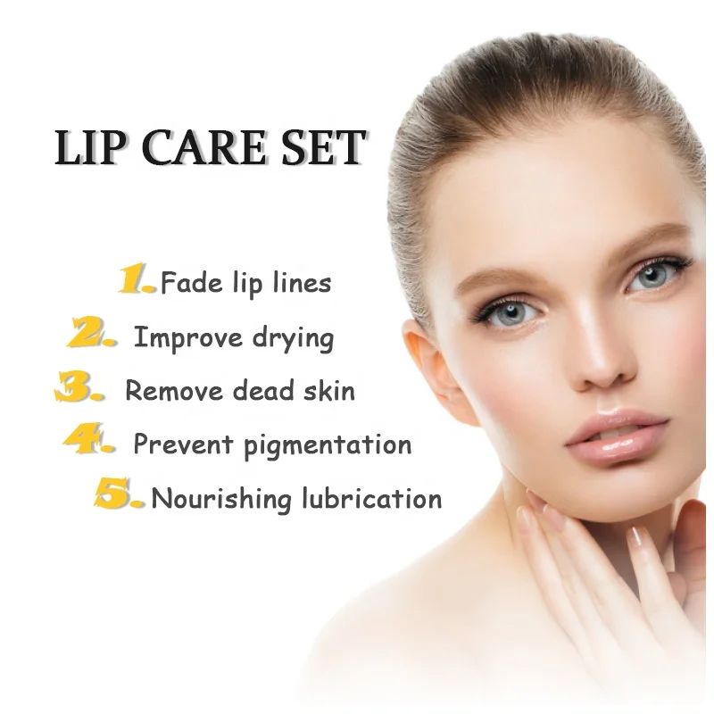 Hot Sale OEM ODM Lip Care Set Wholesale Custom Logo Natural Organic Moisturizing Chapstick Lip Balm Stick Gloss Gel Dead Skin