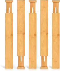 Combohome Натуральный Бамбуковый ящик разделитель органайзер 6 шт. в комплекте