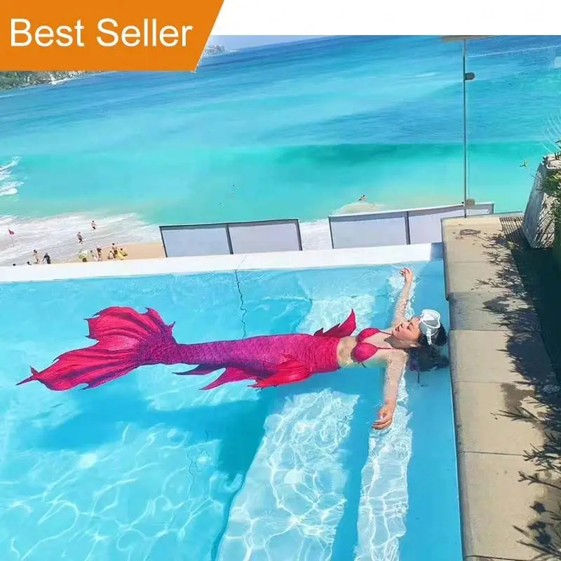 Новый стиль недорогой хвост русалки с моноластом и плавниками