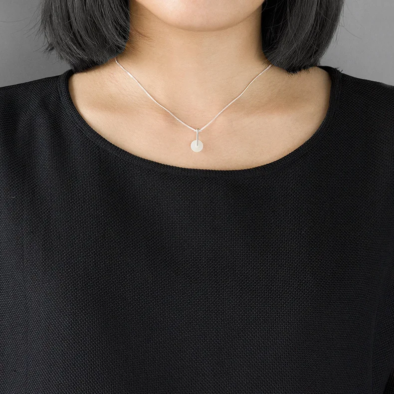 925 Sterling Silver Classical Instrument Jade Pendant Fashion Charms Silver Jewelry