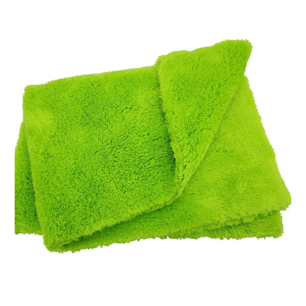 Microfiber Edgeless Car Polishing Towel Protection Car Paint Soft Absorbent Washer Cloth Car Drying Towel