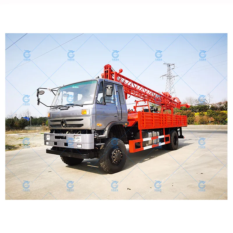 200 м установка на грузовике буровая для водяных скважин с DTH и грязевым насосом