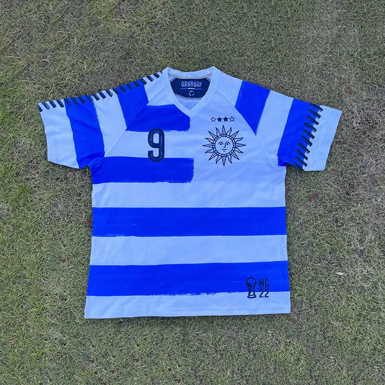 Wholesale 21/22 New Season Soccer Jersey Football Shirts Black Red Stripe Thailand Quality Soccer Jersey For Men