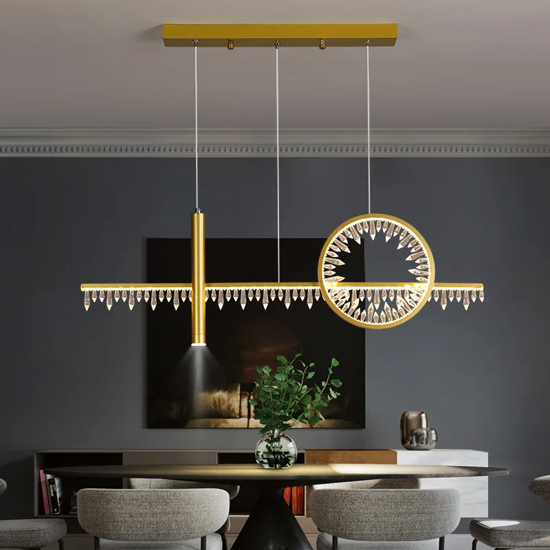 Newest LED chandelier nordic lamp with spot light kitchen pendant light dining lighting