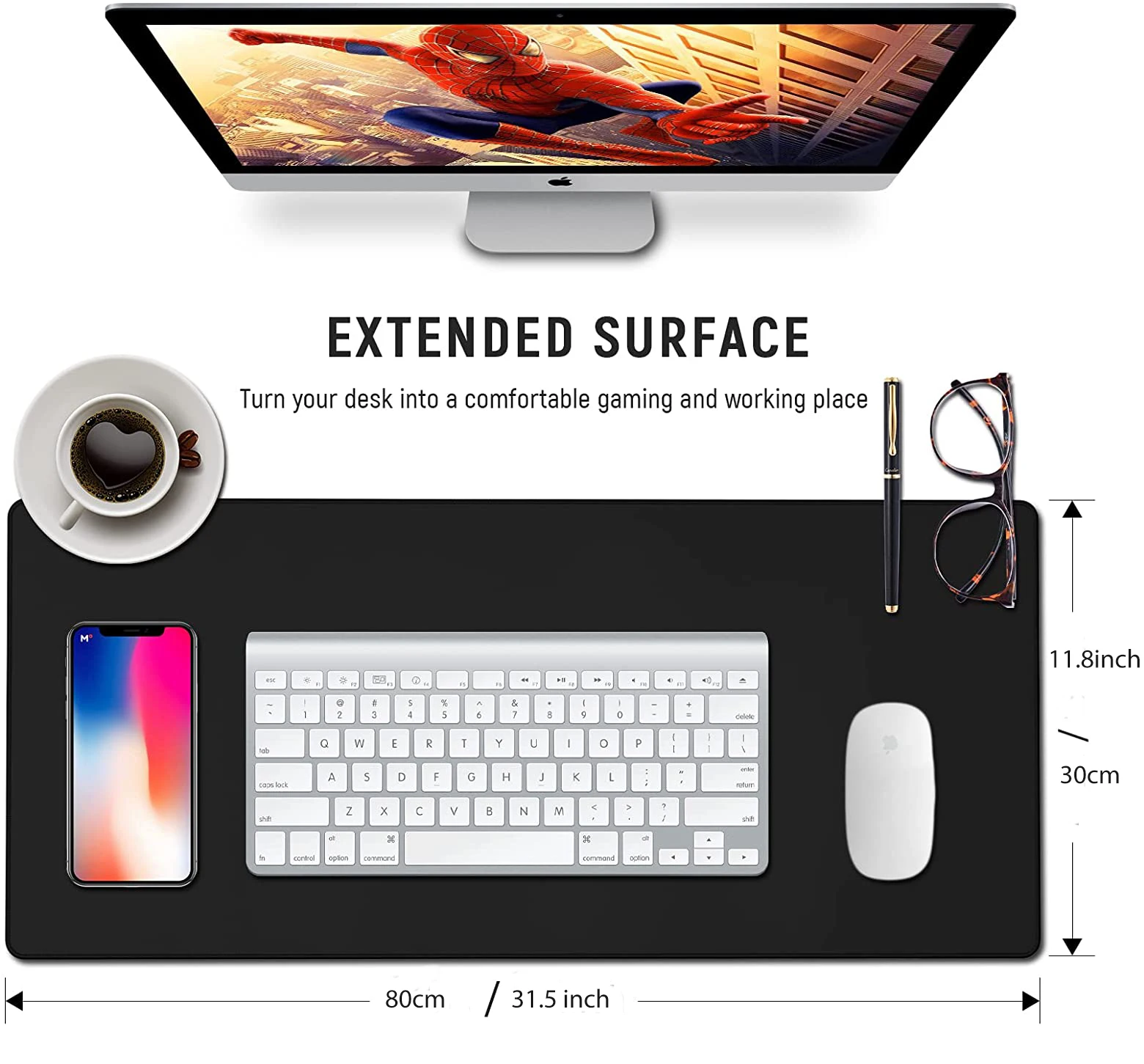Custom Logo Waterproof Large Gaming Extended XXL Mouse Pad for Office Flat Desk Mat Laptop Pad
