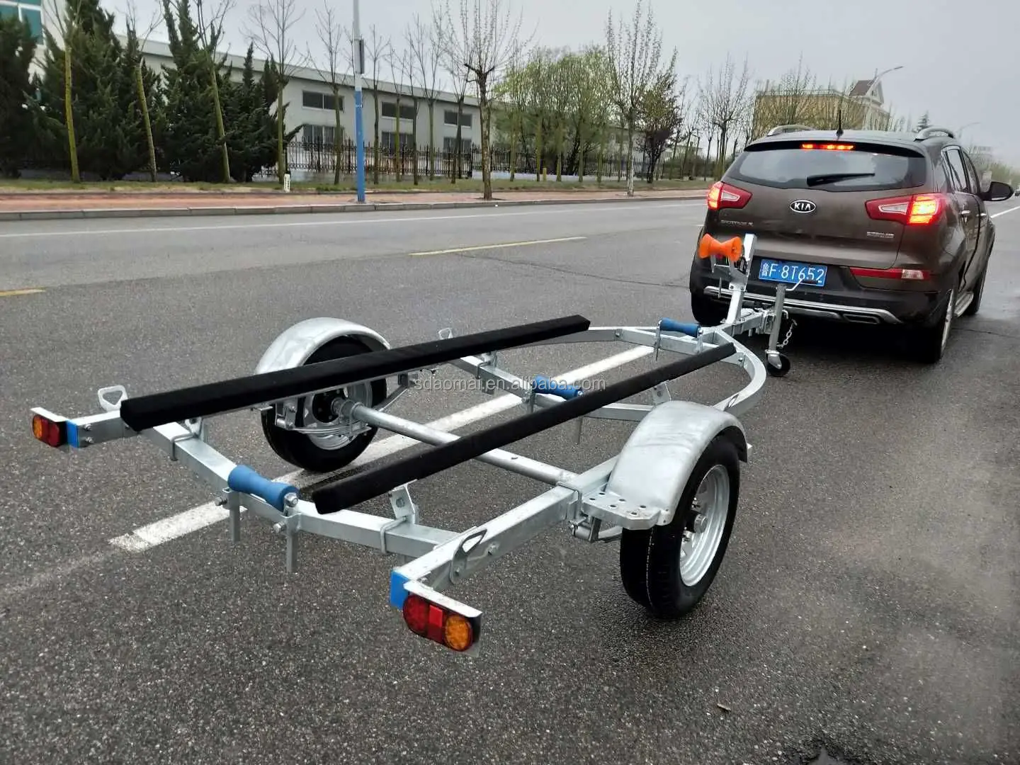 RB480 hydraulic tri axle Extra-large load capacity boat trailers